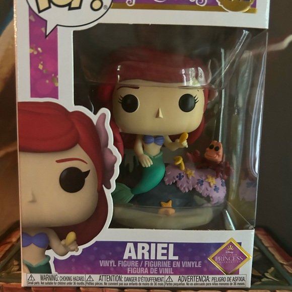 Funko Pop! Disney Princess Ariel Figure - Red, Purple, Green 1012 - Picture 3 of 12